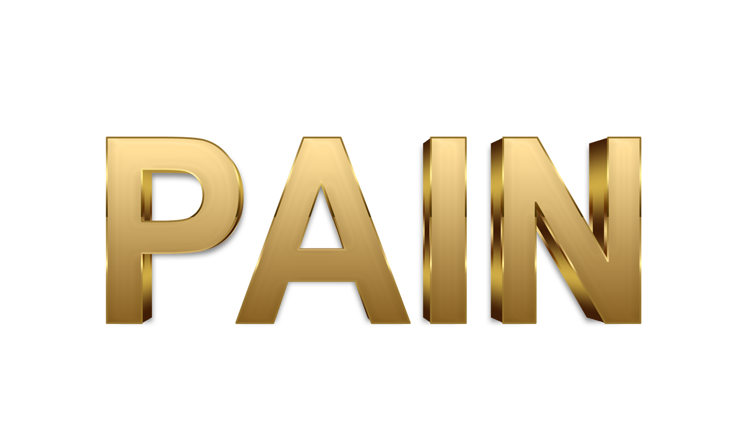 Pain word png, Pain png, word Pain gold text typography PNG images Pain png transparent background